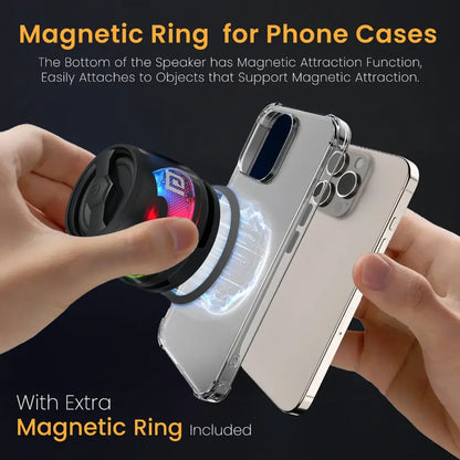 Portronics POR 2671 Nadya 6W Magnetic Bluetooth Speaker with Magsafe Mobile Stand-tpstech.in