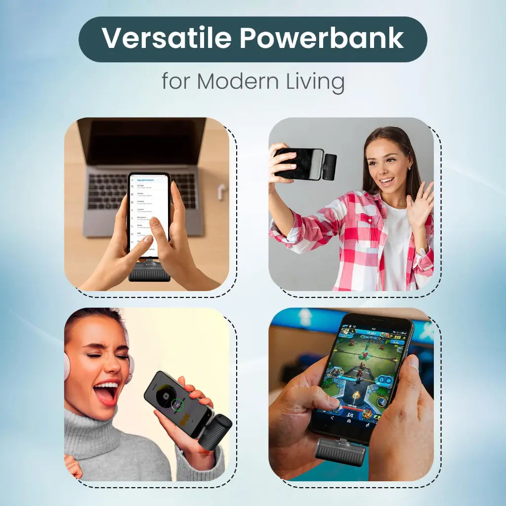 Portronics Power Pebble POR 2262 5000mAh 20W Type C Fast Charging Power Bank-pstech.in