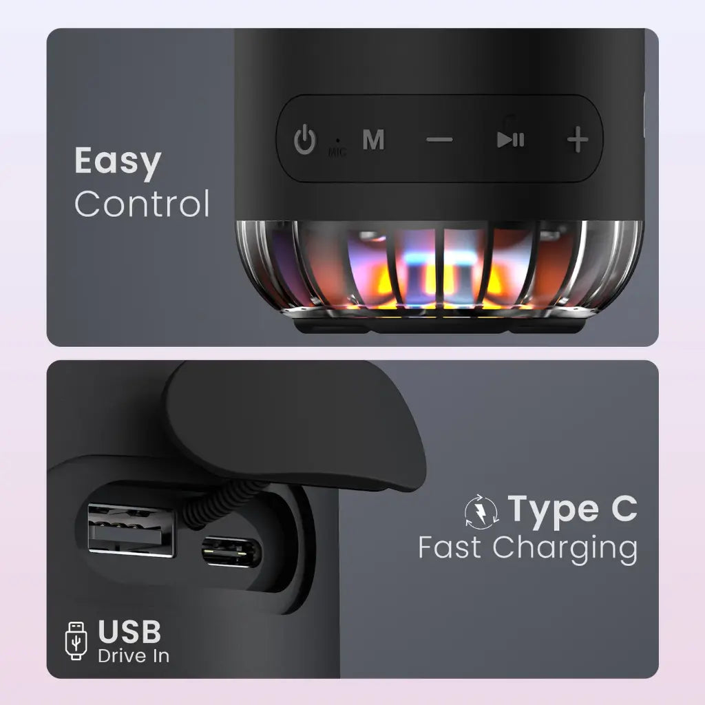 Protronics Soundpot Pro POR 2678 20W Bluetooth 5.3 Portable Speaker-tpstech.in