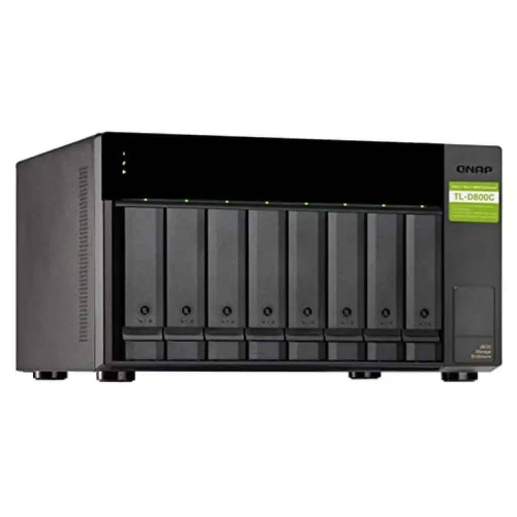 QNAP TL‑D800C‑EU 8‑Bay USB 3.2 Gen 2 Type‑C JBOD Storage Expansion Enclosure-tpstech.in