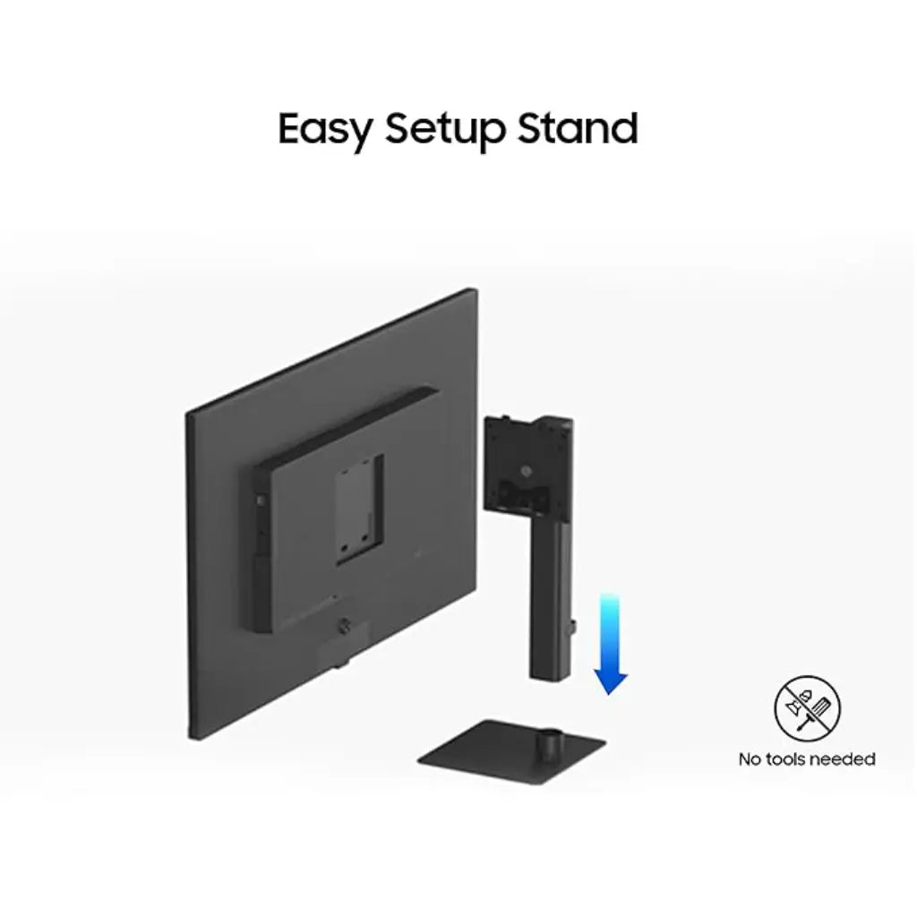 Samsung 32" 60 Hz 4K UHD IPS Monitor HDR10 Easy Setup Stand TUV Eye Care-tpstech.in