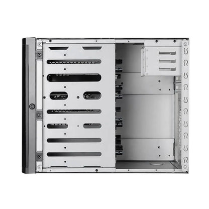 SilverStone DS380 Mini ITX Mini DTX NAS Cabinet with 8 Hot Swap Bays USB 3.0 Black-tpstech.in