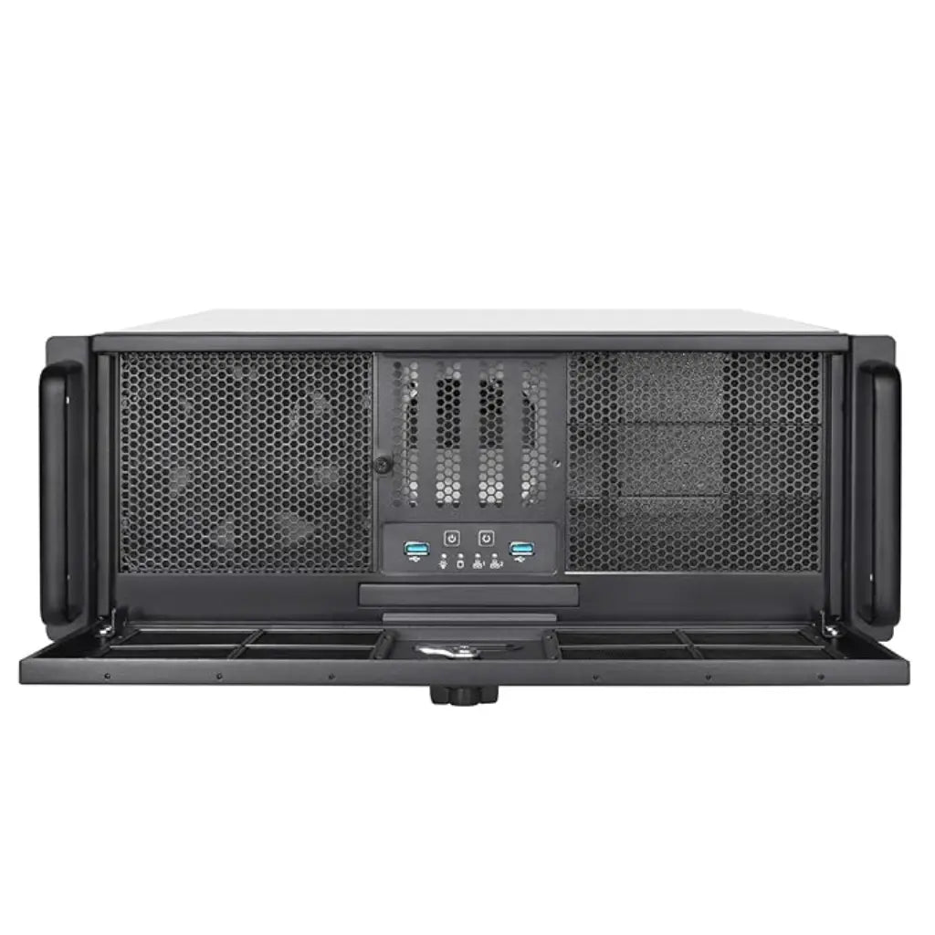 SilverStone SST‑RM400 4U Rackmount Server Chassis Supports SSI‑CEB/ATX/mATX/mITX-tpstech.in