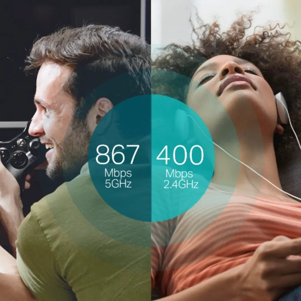 TP-Link Archer T4U V5 AC1300 High Gain Dual Band USB Wi-Fi Adapter-tpstechin