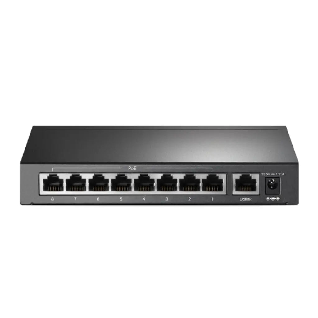 TP-Link TL-SF1009P 9-Port 10/100Mbps Desktop Switch with 8 PoE+ Ports-tpstech.in