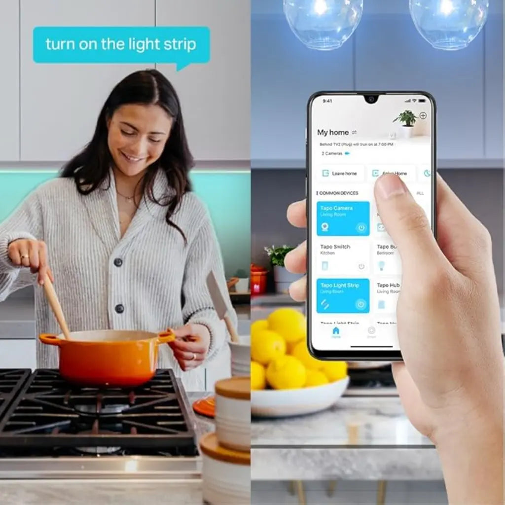 TP-Link Tapo L900-5 Smart Wi-Fi LED 5m Light Strip with 16 million RGB Multicolor-tpstech.in