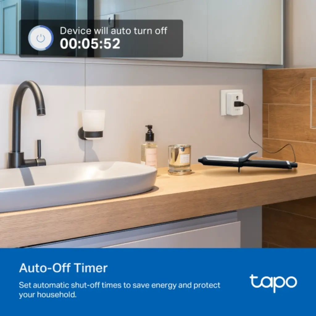 TP-Link Tapo P110 Mini Smart Wi-Fi Plug with Energy Monitoring Voice Control Works with Alexa & Google Assistant-tpstech.in