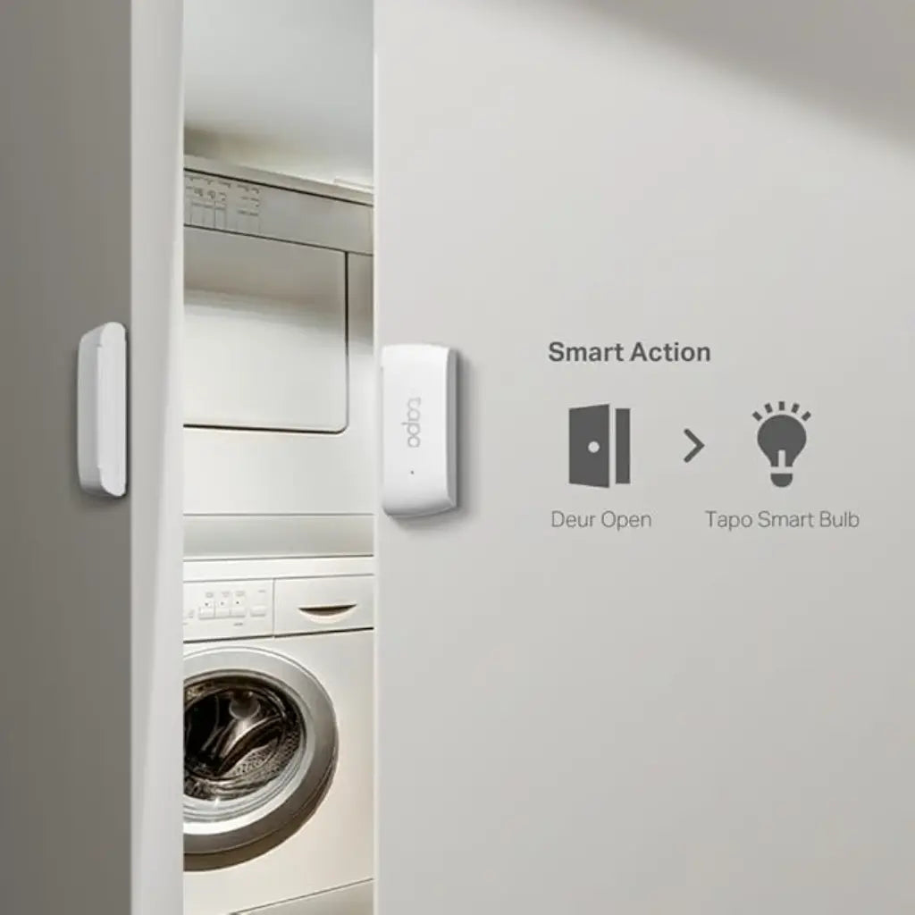 TP-Link Tapo T110 Smart Contact Sensor RealTime Door & Window Monitoring Instant Alerts Smart Automation Support-tpstech.in