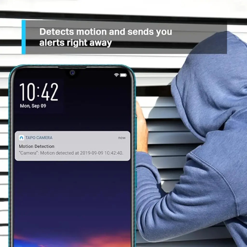 TP-Link Tapo TC70 V2 Smart Wi-Fi Security Camera 1080p Full HD with Night Vision & Motion Detection-tpstech.in