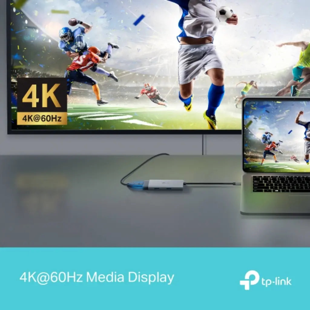 TP-Link UH5020C USB Type-C 5-in-1 Hub with 4K@60Hz HDMI 100W PD Charging USB-C & USB-A Ports-tpstech.in