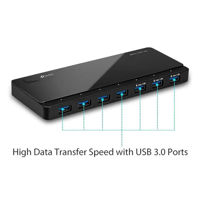 TP-Link UH700 USB 3.0 7-Port Hub with 5V/1.5A Fast Charging-tpstech.in