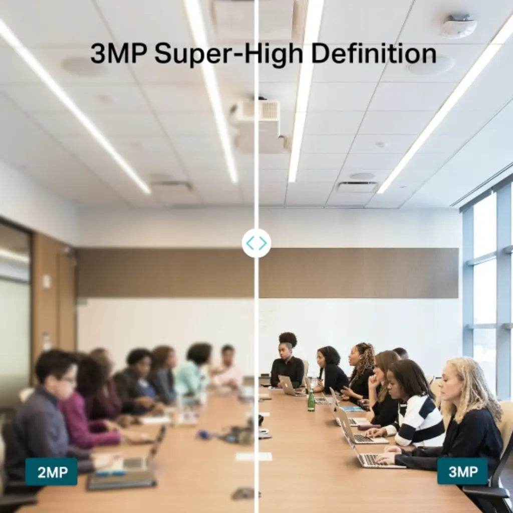 TP-Link VIGI C230I Mini 3MP 2.8MM IR Mini Dome Network Camera IK08 Vandal-Proof H.265+ Compression-tpstech.in