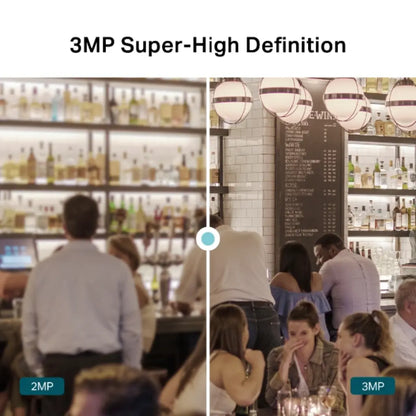 TP-Link VIGI C430I 3MP 2.8mm IR Turret Network Camera with AI Detection and PoE-tpstech.in