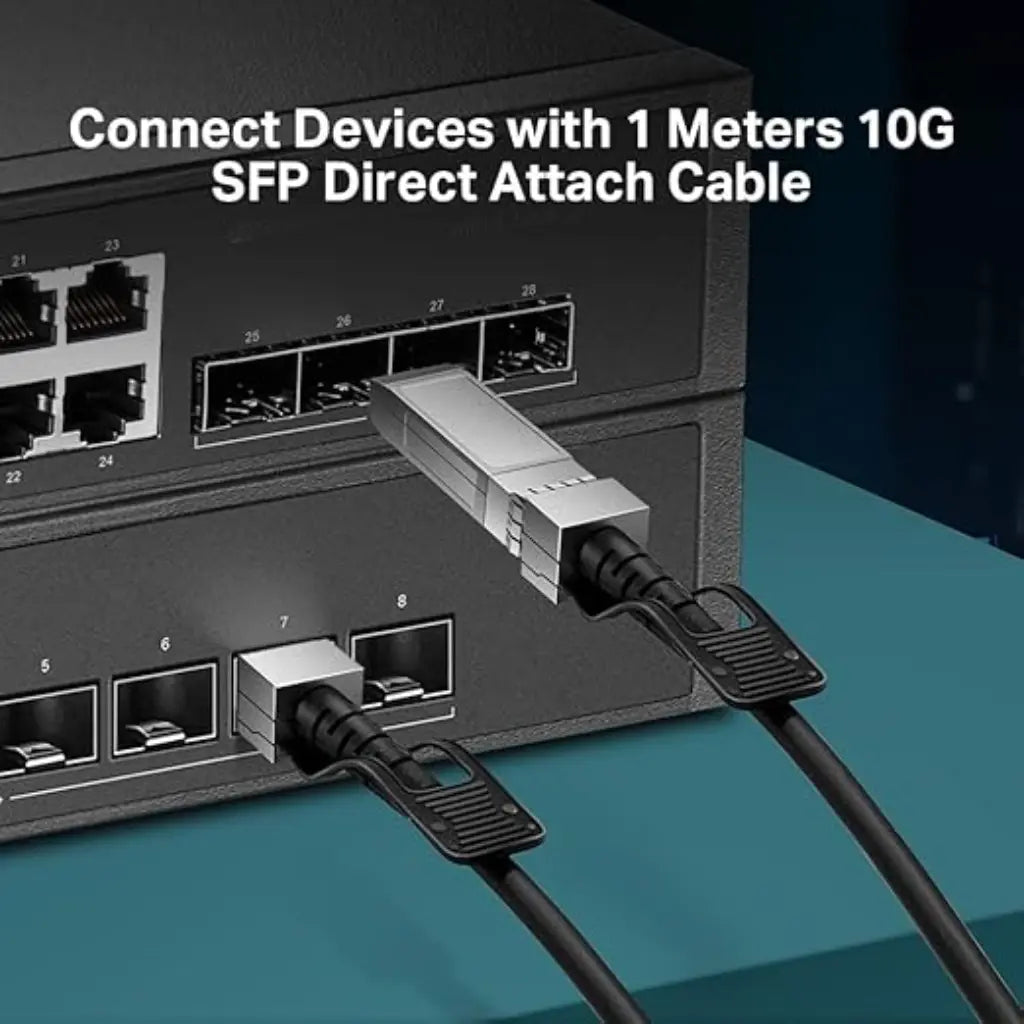 TP Link Omada TL SM5220 1M 1 Meter 10G SFP Plus Passive DAC Cable-tpstech.in