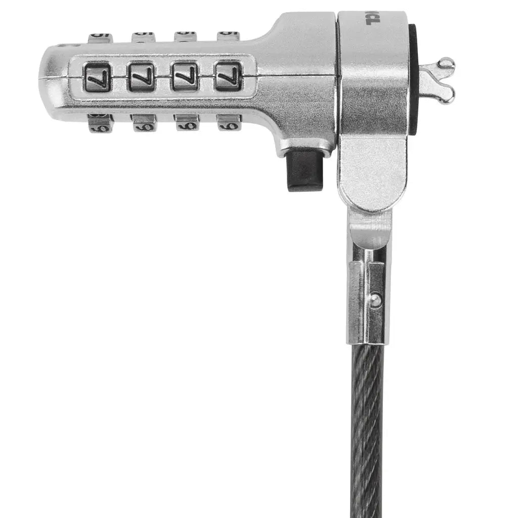 Targus DEFCON® Trapezoid Resettable Combo Cable Lock for Laptops & Tablets with Noble-tpstech