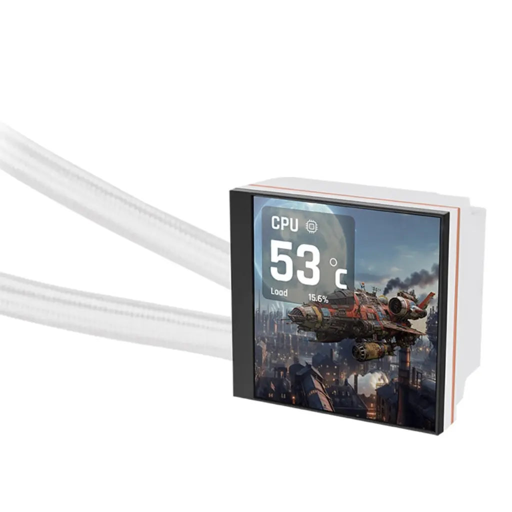 Thermaltake MAGFloe 360 Ultra ARGB Sync 360mm AIO Liquid Cooler - Snow Edition-tpstech.in