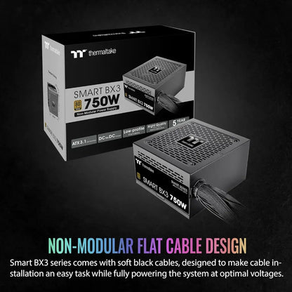 Thermaltake Smart BX3 750W 80 Plus Bronze ATX 3.1 Non-Modular PSU-tpstech.in