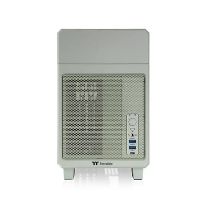 Thermaltake TR100 Mini-ITX Dual-Chamber Computer Case with PCIe 4.0 Riser - Matcha Green-tpstech.in