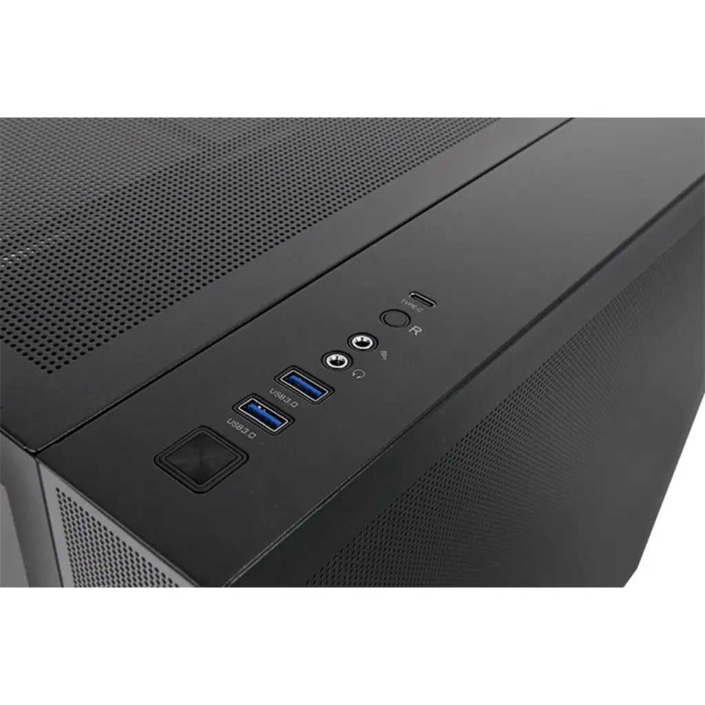 Thermaltake View 380 TG ARGB ATX Mid Tower Tempered Glass Computer Case - Black-tpstech.in