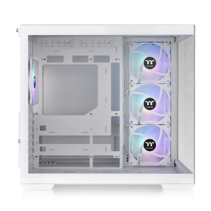 Thermaltake View 380 TG ARGB ATX Mid Tower Tempered Glass Computer Case - Snow-tpstech.in