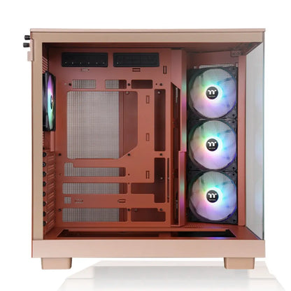 Thermaltake View 380 XL TG ARGB ATX Mid Tower Tempered Glass Computer Case - Gravel Sand-tpstech.in