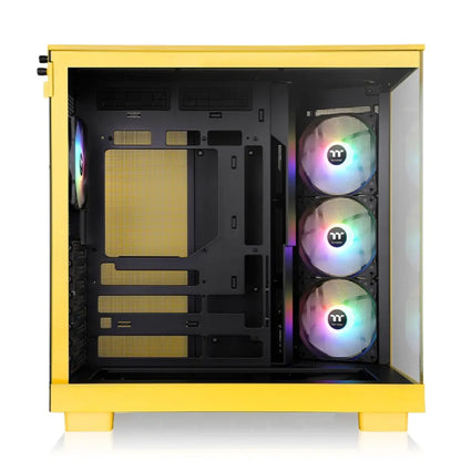 Thermaltake View 380 XL TG ARGB  ATX Mid Tower Tempered Glass Cpmputer Case - Bumblebee-tpstech.in