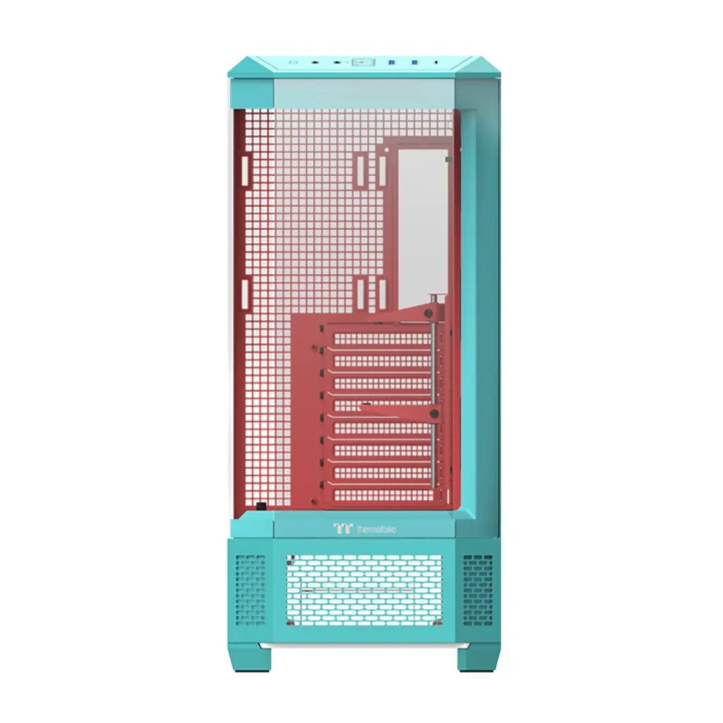 Thermaltake View 600 TG E-ATX Full Tower 4 Tempered Glass Panels Computer Case - Mint Strawberry-tpstech.in