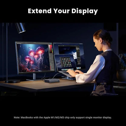 UGREEN Revodok Max U708 8-in-1 Thunderbolt 4 Docking Station 40Gbps 8K Display-tpstech.in