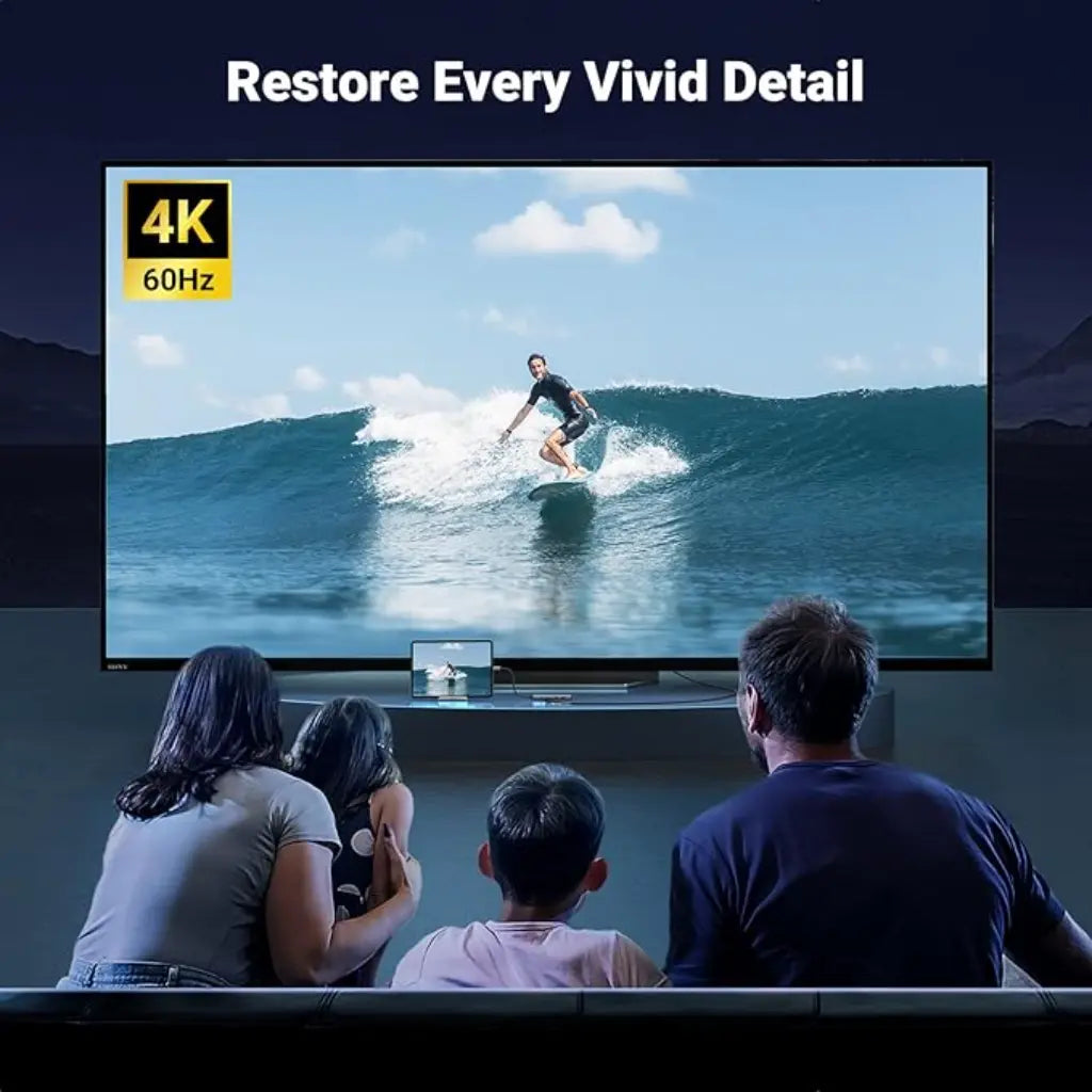 Ugreen USB-C Multifunctional Dock 6-in-1 Hub with 4K HDMI 100W PD-tpstech.in