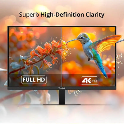 ViewSonic 27″ 4K UHD IPS Monitor with HDR10 Built‑in Speakers-tpstech.in