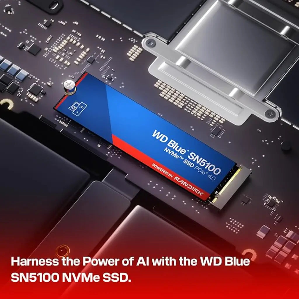 WD Blue SN5100 500GB M.2 2280 NVMe PCIe Gen4 Internal SSD-tpstech.in
