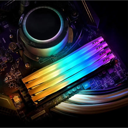 XPG Spectrix D60G 32GB DDR4 RAM (16GBx2) 3600MHz CL18 288-Pin RGB Desktop Memory-tpstech.in