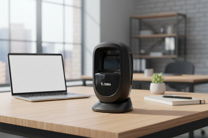 Zebra DS9308 1D/2D Presentation Barcode Scanner Hands-Free Corded Standard Range-  Black-tpstech.in