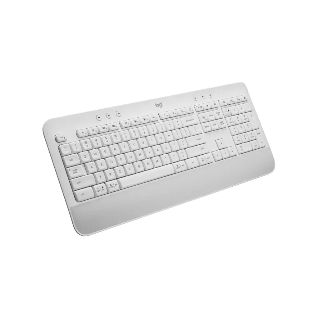 Logitech Signature K650 Wireless Bluetooth Keyboard with Palm Rest - Off White
