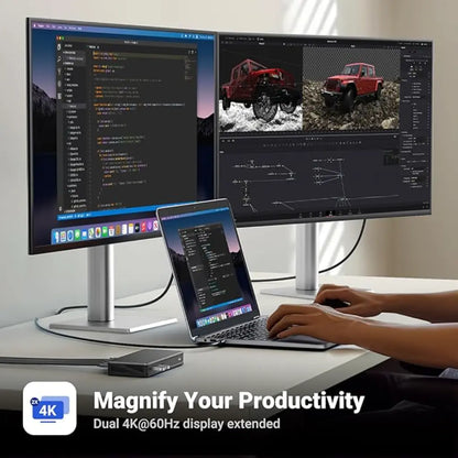 Ugreen 9 in 1 USB C Multifunction Adapter Dual 4K 60Hz HDMI