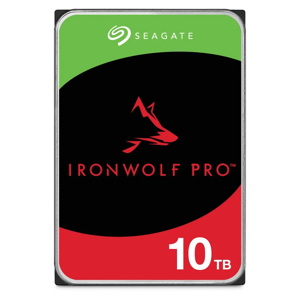 Seagate IronWolf Pro 10TB 7200 RPM 3.5" SATA 6Gb/s Enterprise NAS Internal Hard Drive