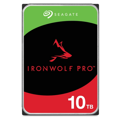 Seagate IronWolf Pro 10TB 7200 RPM 3.5" SATA 6Gb/s Enterprise NAS Internal Hard Drive
