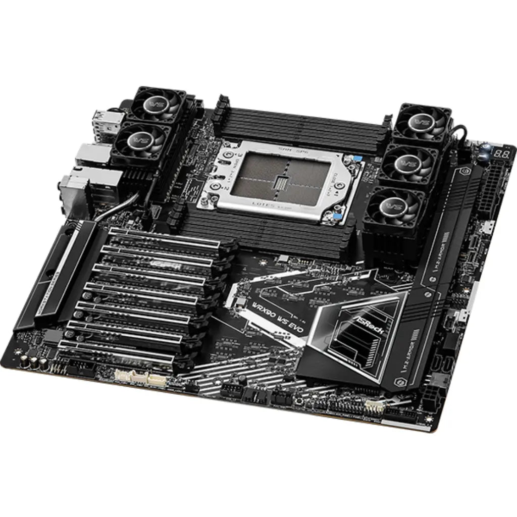 ASRock WRX90 WS EVO AMD WRX90 Chipset sTR5 EEB DDR5 ECC Motherboard