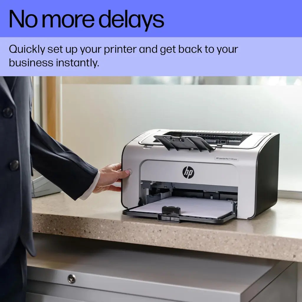HP LaserJet Pro P1108 Plus Single Function Monochrome Laser Printer 19 PPM