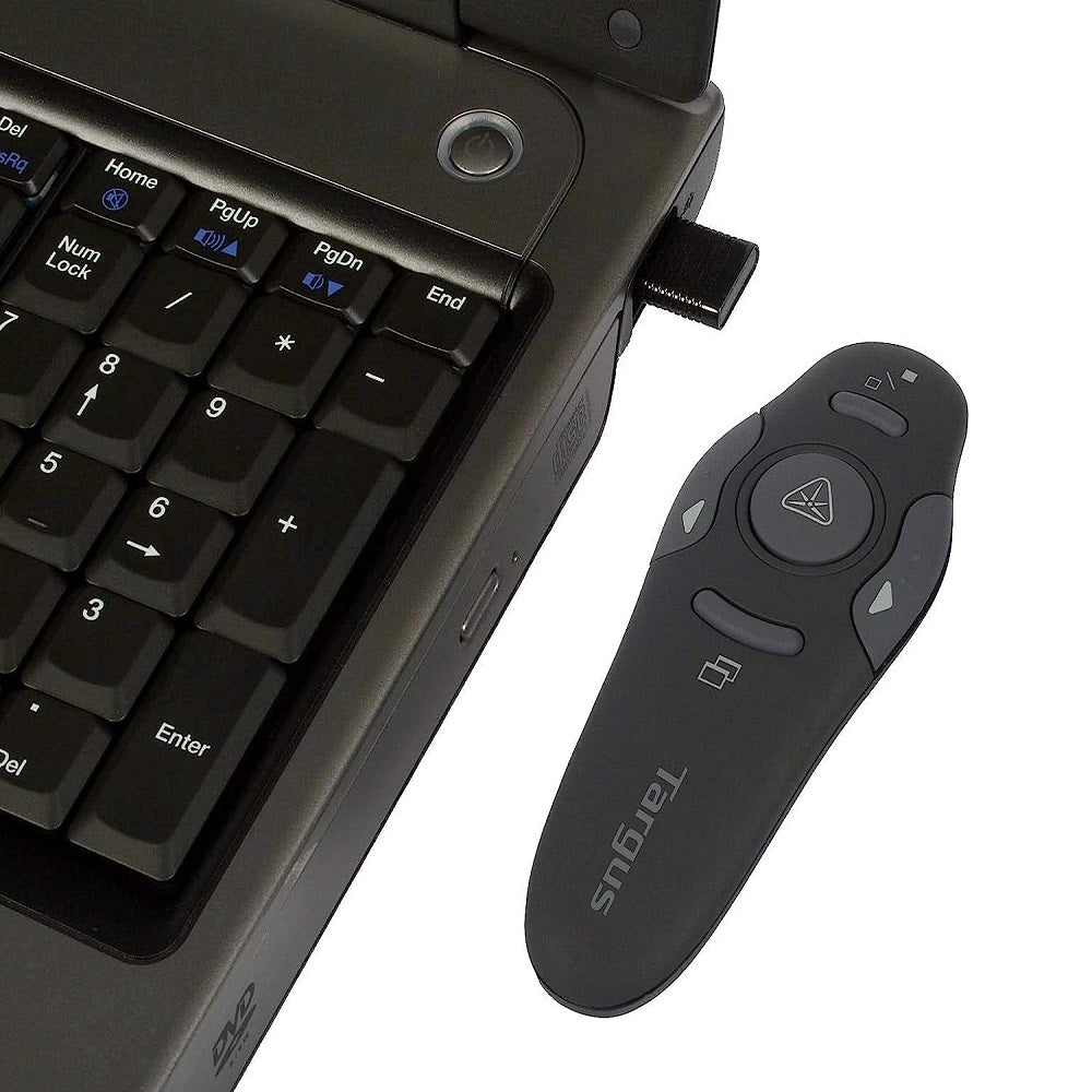 Targus AMP16AP P16 Wireless USB Presenter with Laser Pointer (Black)
