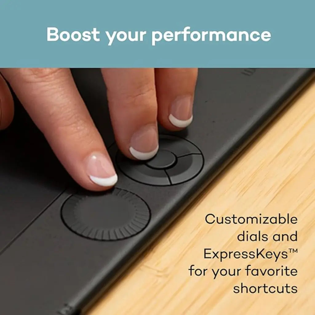 Wacom Intuos Pro Small PTK470K0C Bluetooth Graphic Drawing Tablet