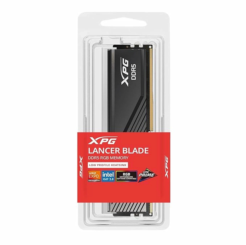 XPG LANCER BLADE RGB DDR5 RAM 16GB 6000MHz CL36 Gaming Desktop Memory Black