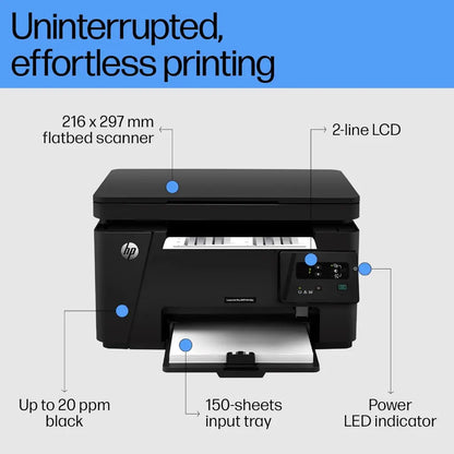 HP LaserJet Pro MFP M126A Plus All‑in‑One (Print,Copy,Scan) Laser Printer