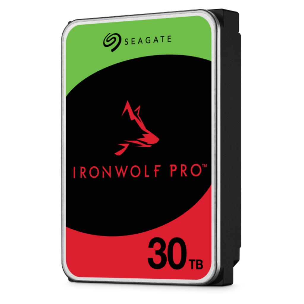 Seagate IronWolf Pro 30TB 3.5" SATA Internal NAS HDD with 512MB Cache 7200RPM Helium-Sealed