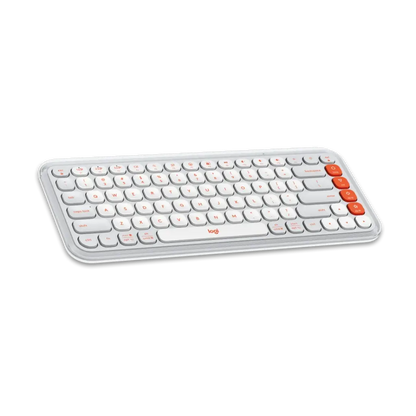 Logitech POP Icon Keys Multi Device Wireless Bluetooth Keyboard - Off White