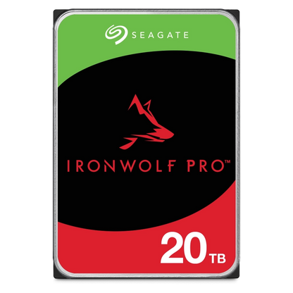 Seagate IronWolf Pro 20TB 3.5" 7200 RPM Enterprise NAS Internal Hard Disk Drive