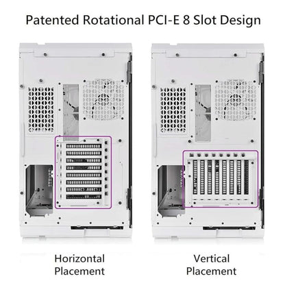 Thermaltake View 51 Tempered Glass ARGB Snow E-ATX Full Tower Computer Case