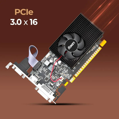 Foxin GT740 4GB 128‑Bit DDR3 High‑Efficiency Desktop Graphics Card