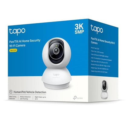 TP-Link Tapo C230 Indoor Pan/Tilt WiFi 5MP 3K Resolution AI Security Camera