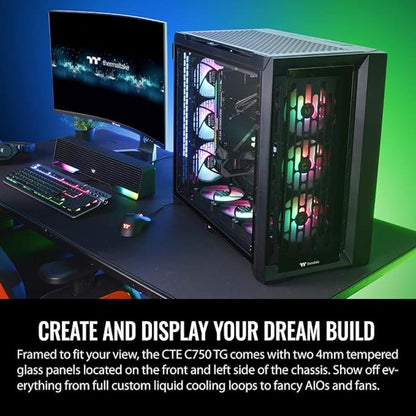 Thermaltake CTE C750 TG ARGB E-ATX Full Tower Tempered Glass Computer Case